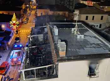 Incendio in appartamento a Follonica