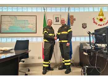 Passaggio di consegne al Comando VVF di Savona