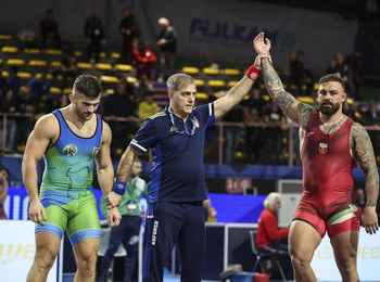 Roma, Salvatore Diana si conferma Campione Italiano Assoluto di Lotta Stile Libero