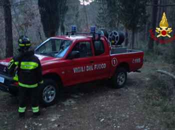 Soccorse persone a Montemonaco
