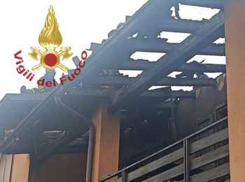 Soiano del Lago: incendio di diversi appartamenti